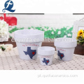 Decoração de fábrica estilo vintage vasos de flores de jardim cerâmica